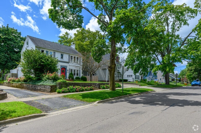 Colonial Revival and Tudor homes are some of the housing styles you will find in Westnedge Hill.