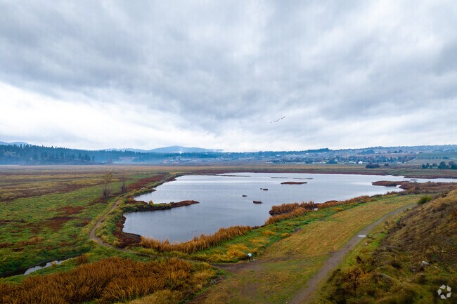 Saltese Flats wetlands offers walking trails in the Greenacres neighborhood.