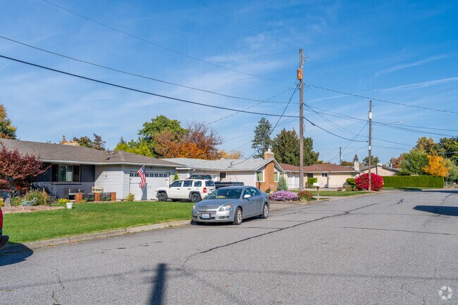 Trees change colors in the fall in the Opportunity neighborhood.