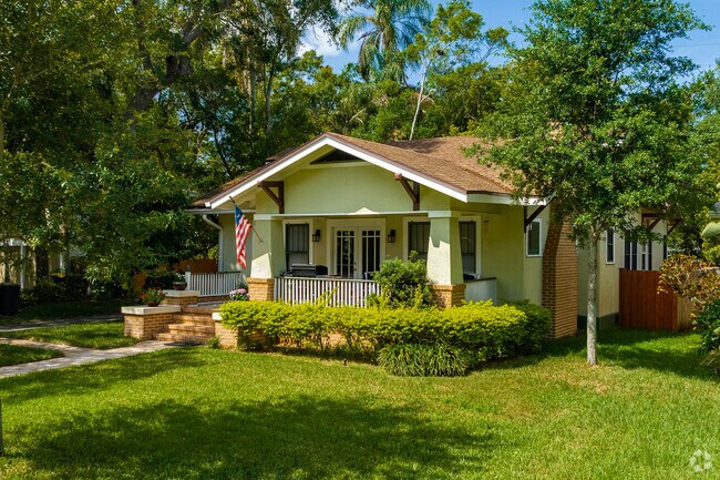 Quaint cottage homes are along treelined streets in the Downtown Clearwater neighborhood.