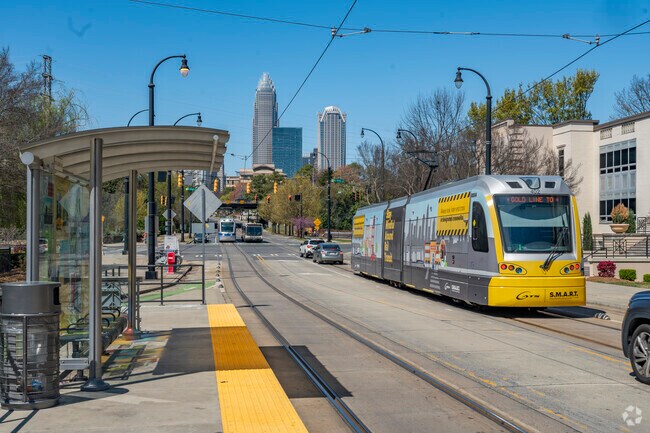 The CATS light rail system is just blocks away for Beatties Ford-Trinity residents.