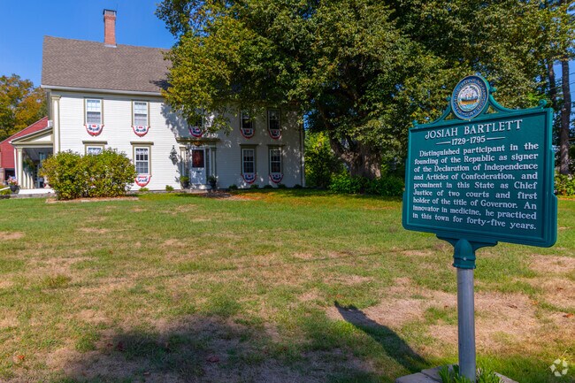 The home of Josiah Bartlett is a local landmark in Kingston.