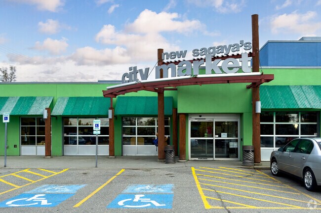 New Sagaya's City Market is the local grocery in South Addition.