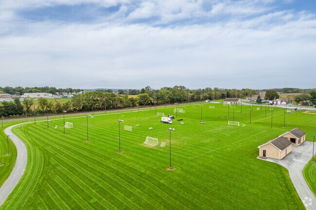 Jackson Recreation Park near Myerstown features soccer fields and open green space.