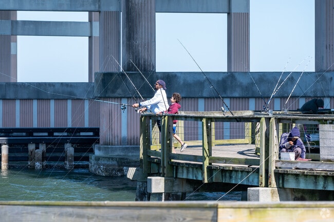 Bouchelle Island locals love to fish along the Halifax River at Riverside Park.