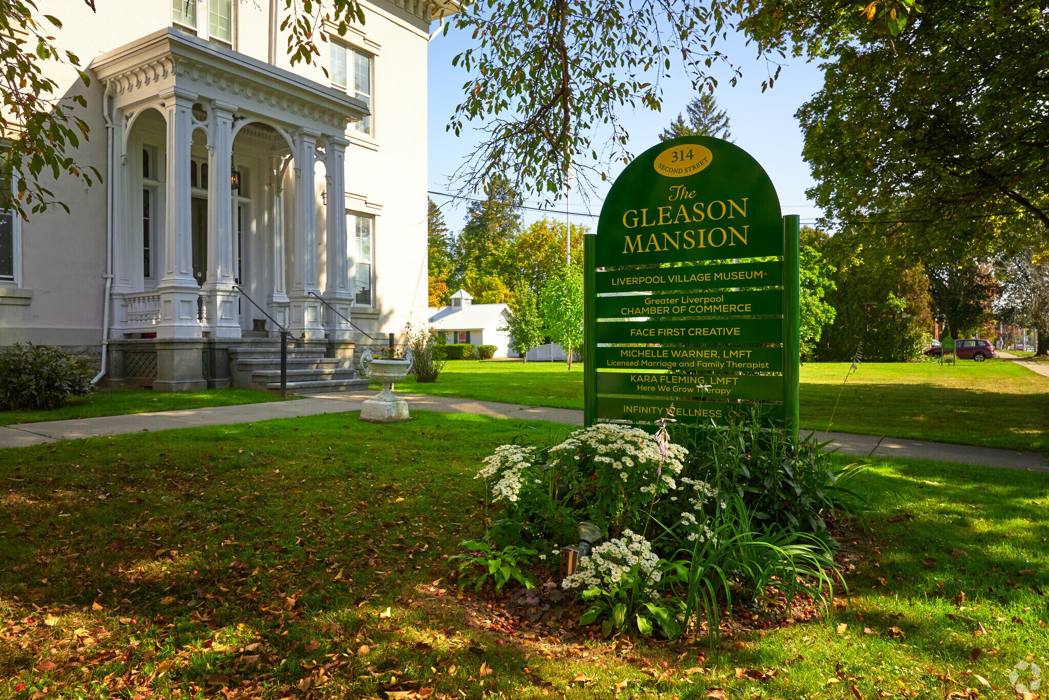 The Gleason Mansion offers amenities and other civil services for Galeville residents.