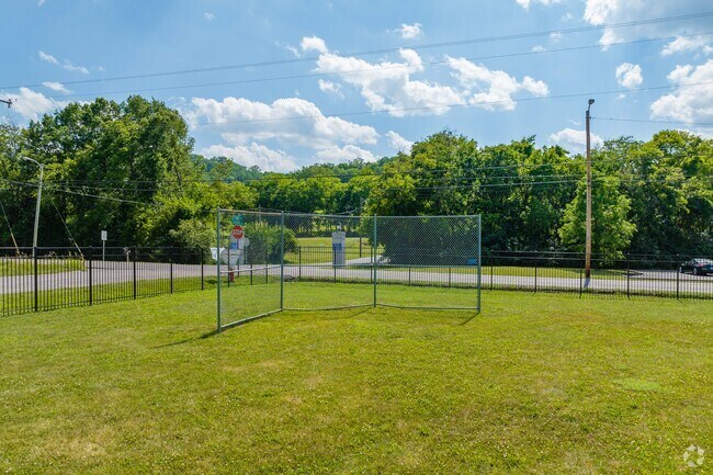 St. Pius X Classical Academy has a green field for sporting activities in Nashville.