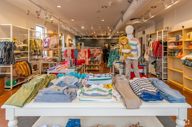 Parents in Stonefield can shop for their children at Tradition in Downtown Middleton.