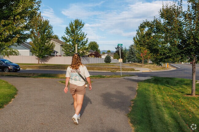 The Prairie Trail is walking and biking trail that runs through Atlas-Prairie.