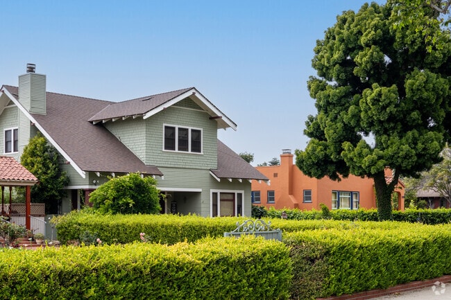 Multistory homes stand out among the plethora of single story homes in the Wilson neighborhood.