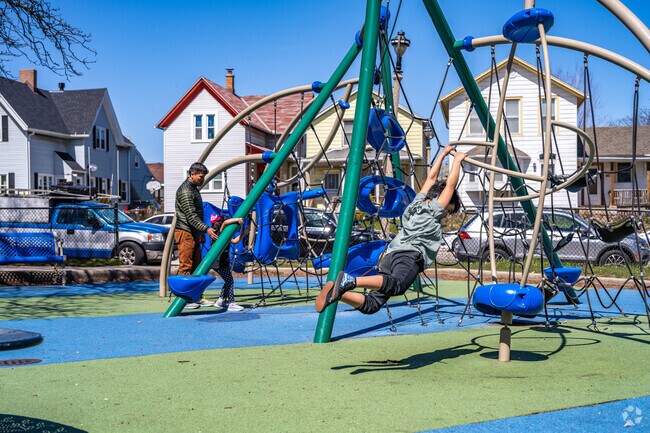 Walker Square Park is neighborhood gathering location.
