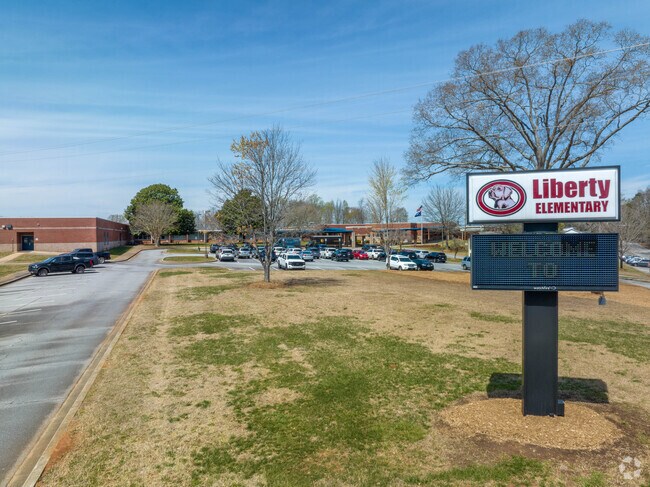 Liberty Elementary School signage