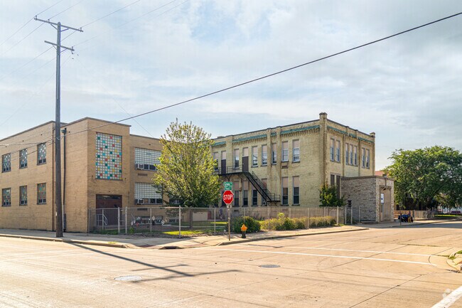 St. John Nepomuk Elementary School is located near Lake Michigan in Racine's 12th Ward.