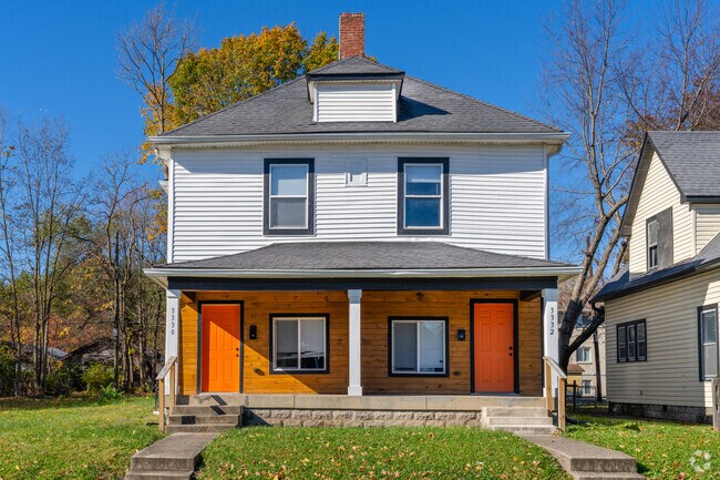 American foursquare homes have seen renovations over the years in Crown Hill.