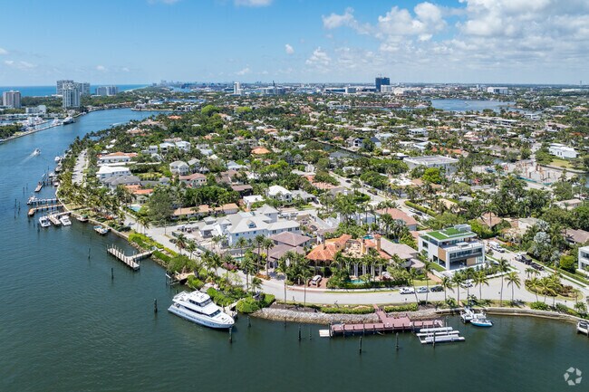 Idlewyld is a neighborhood of single family homes and some condos off E Las Olas Blvd.