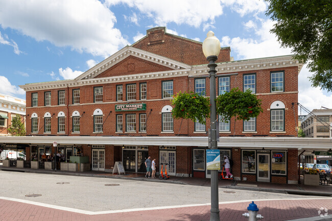 Visit downtown, short drive from Greater Deyerle and see the bustling City Market eateries.