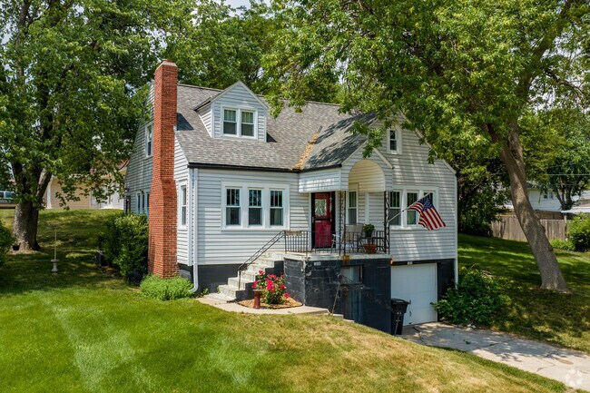 Cape Cod homes can be found scattered throughout the West Dodge neighborhood.