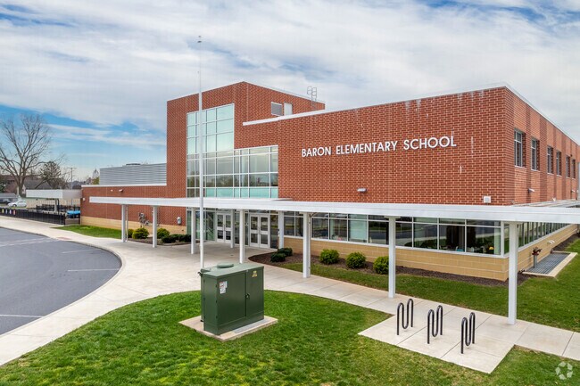 Baron Elementary School is newly constructed and has incredible facilities for Manheim's youth.
