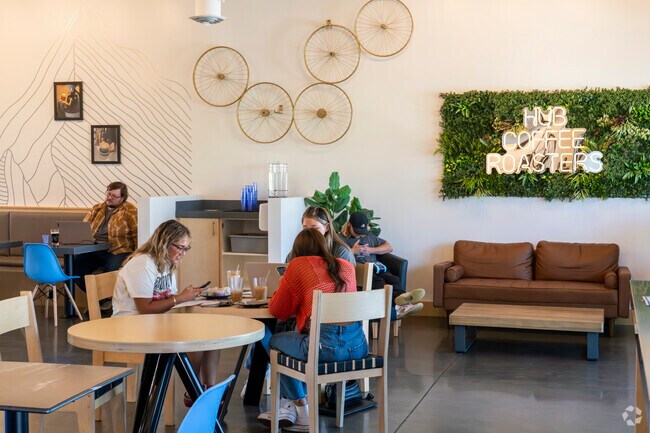 Hub Coffee Roasters is a locally owned Reno favorite and is just outside Hidden Lake.