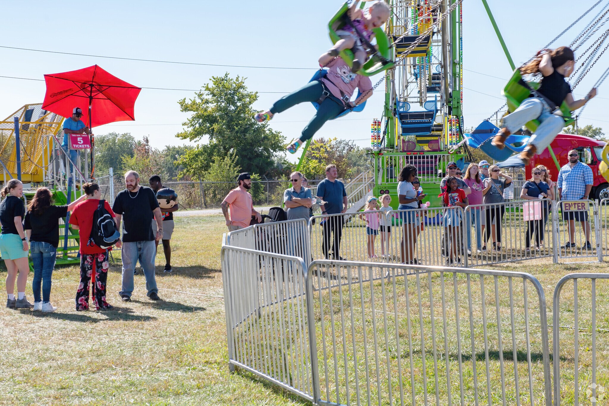 Harvest Festival at the fairgrounds is a great place for Lakeview residents to let loose.