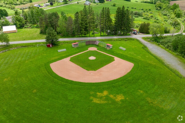 Deruyter High School also has a large baseball field for students.