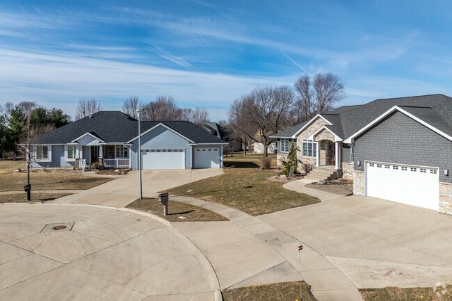 Modern homes can be found in developments around the outskirts of Mason City.