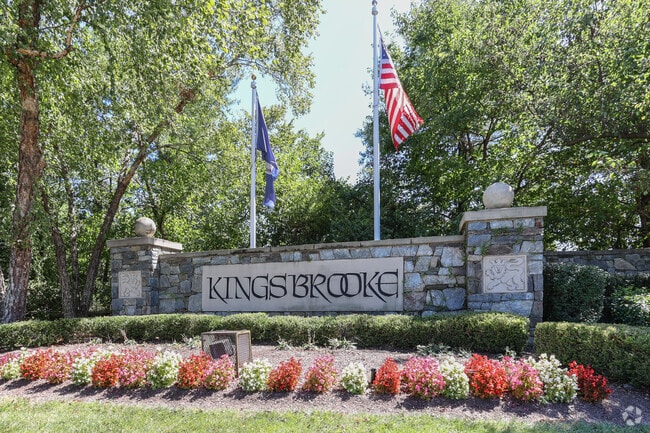 Kingsbrooke features tree-lined streets and green spaces within the Linton Hill area.