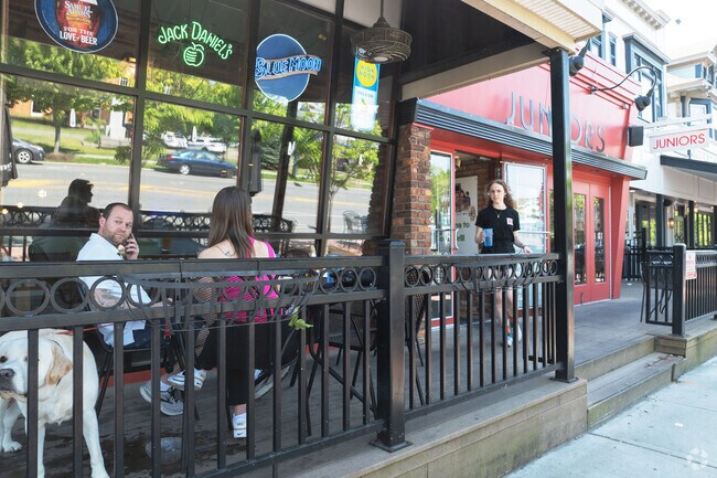 Madison Ave has lots of restaurant's to enjoy in the Pine Hills section including Juniors.