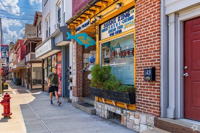 Indulge in the flavors of Sushi King restaurant on the bustling Main Street in Highlands.