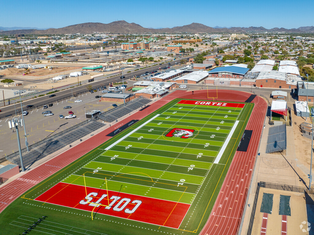 Cortez High School is home of the Colts, and is located in North Phoenix.