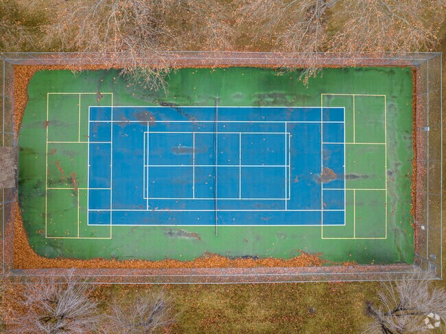 Tennis courts in Rachael Runyan Memorial Park in Sunset.