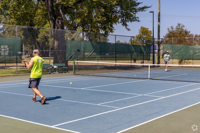 Deerfield residents can get a workout in at the Alexandria Tennis Complex.