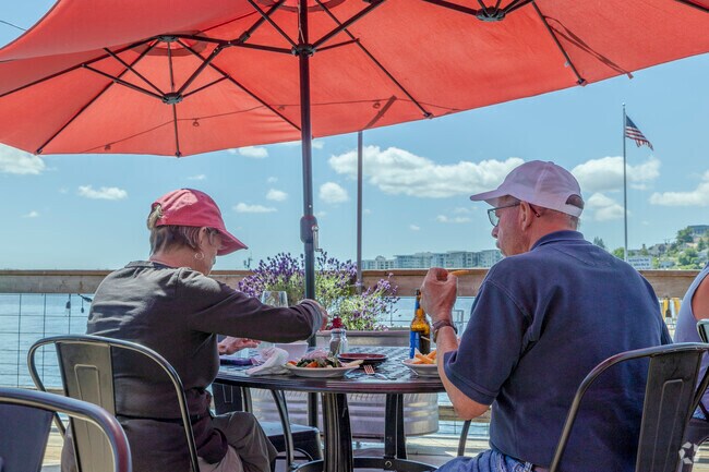Enjoy a delicious lunch at Boat Shed Restaurant along Shore Drive in Bremerton WA.