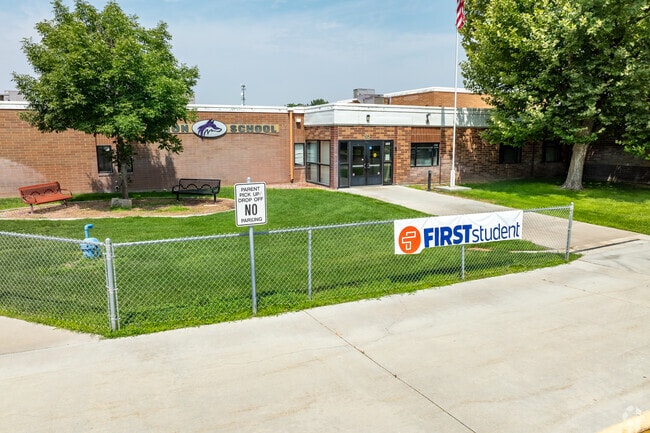 South student entrance at Union High School.