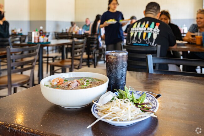 Come down to Pho' N Seafood in Visalia for a delicious Vietnamese dish.
