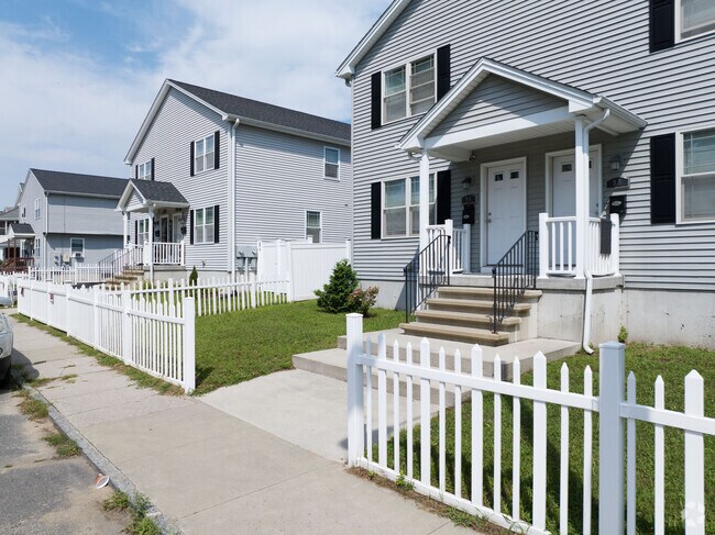 A row of multi-family homes in the Old Hill section of Springfield, MA.