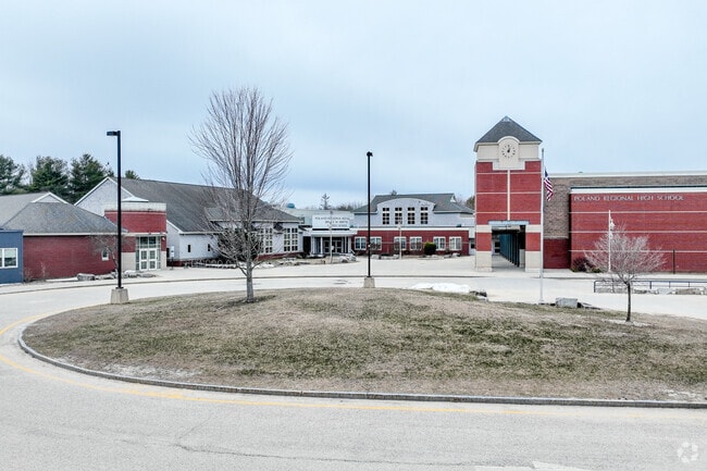 Poland Regional High School Serves grades 9 -12.