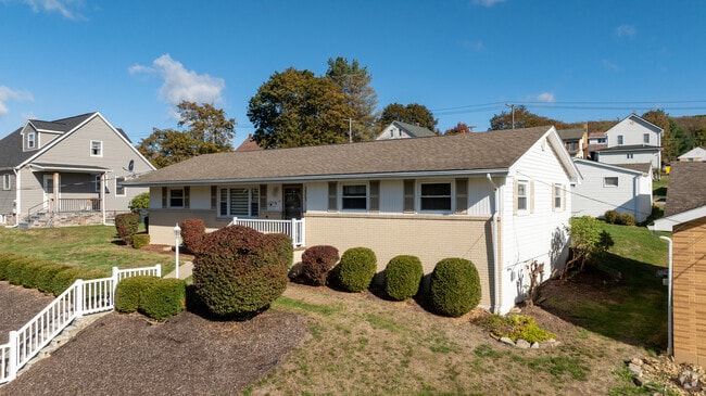 Ranch-style homes are common in Windber’s outskirts.