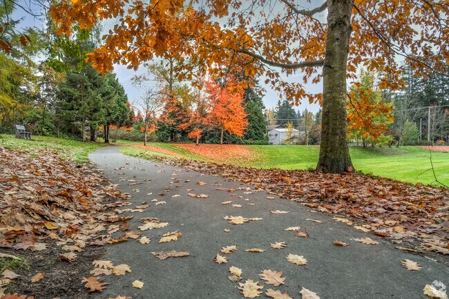 Logan Park, just north of Bothell West, offers a walking path, baseball field and a playground.