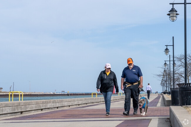 Walking paths are never far away for Uptown residents.