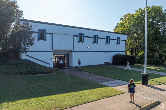 The Athens gymnastics Center is found in Bishop Park near Forest Heights.