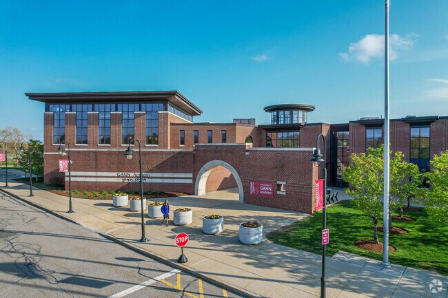 Students attend Gann Academy in North Waltham.