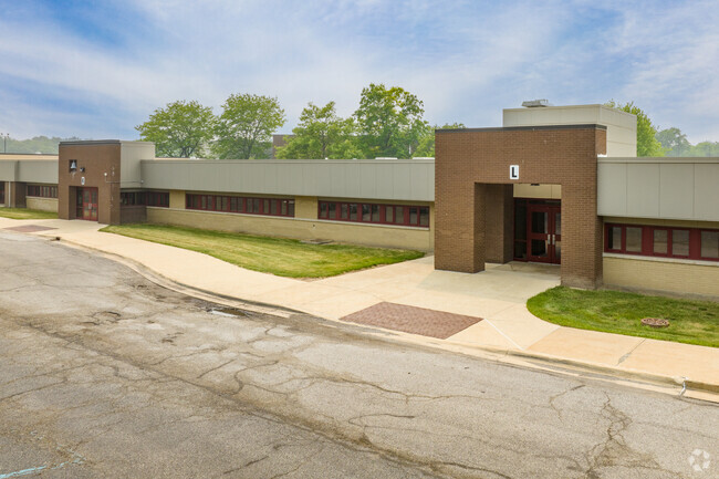 Side entrance L and K, Salk Elementary, Schererville, IN.