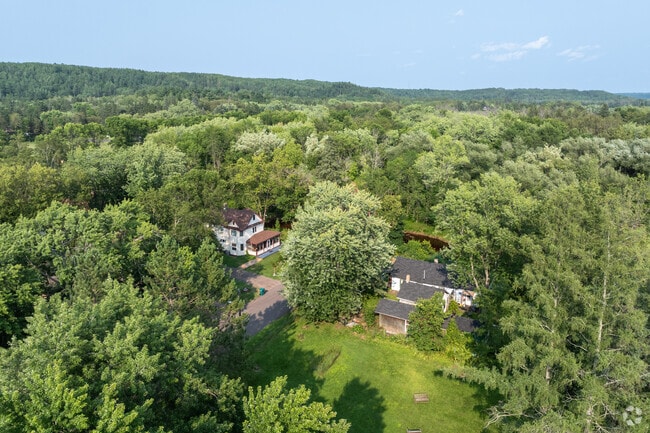 Many homes in the Fond Du Lac neighborhood are in heavily forested areas.