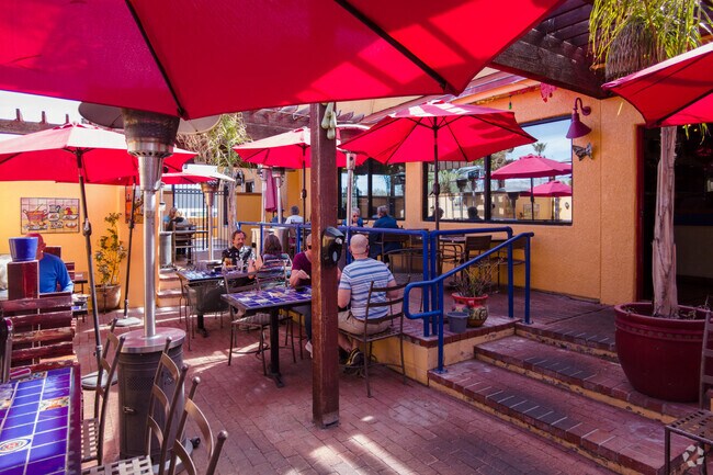 Guadalajara Fiesta Grill is across Kolb Road in EL GHEKO and offers a relaxing, shaded patio.