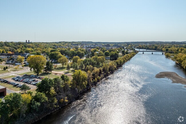 North River Fronts rests on the banks of the Chippewa River.