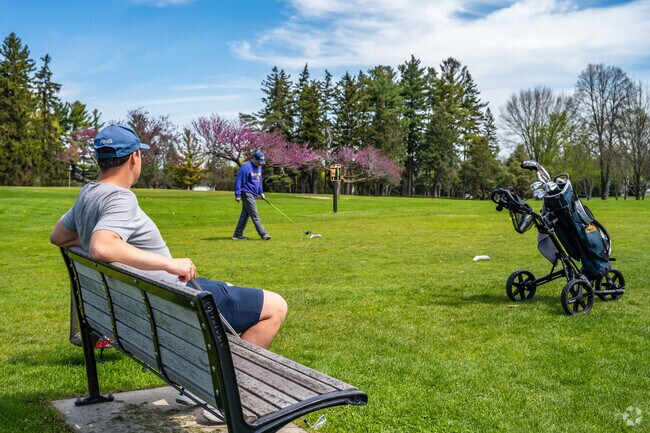 Biwers Woods residents can enjoy a round of golf at the Greenfield Park Golf Course.