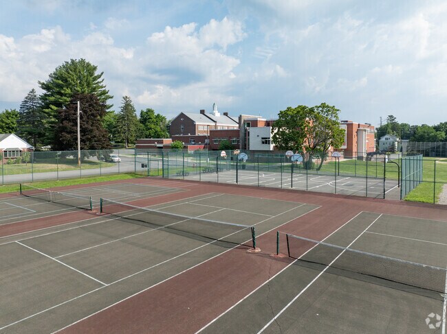 Play tennis at New Paltz Middle School.
