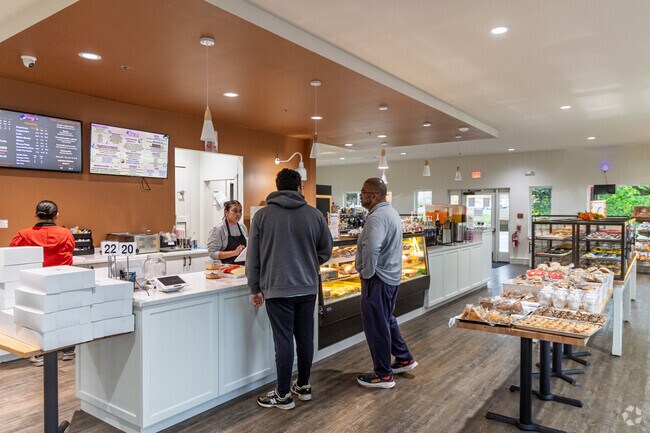 Fresh pastries and warm coffee at Tany’s Café Con Pan make it a popular spot for Wood Village locals.