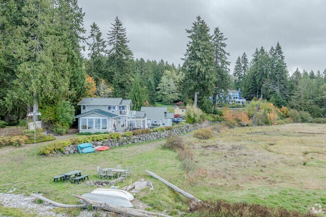 Water life is pretty apparent along the coast of Olympic View.